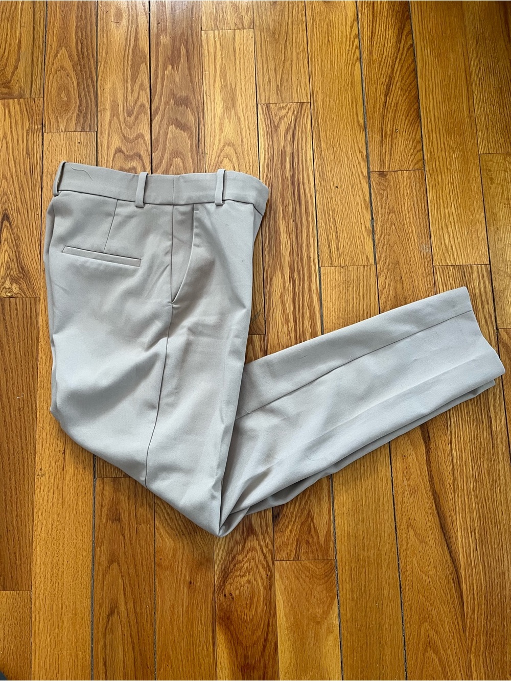 H&M Women's Light Gray Tailored Dress Pants